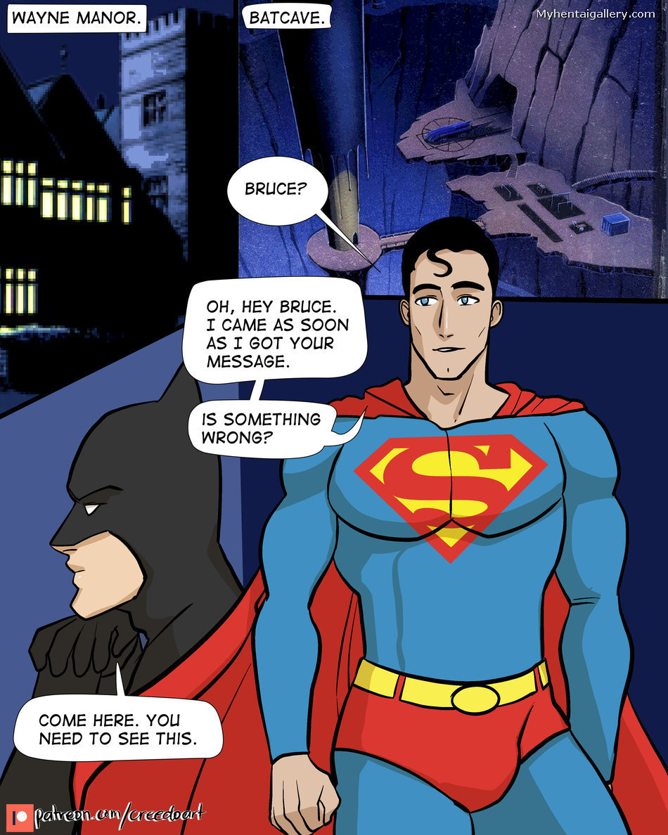 Bisexual Superman Porn - Damijon 4 - Batman X Superman Porn Comic - Page 002