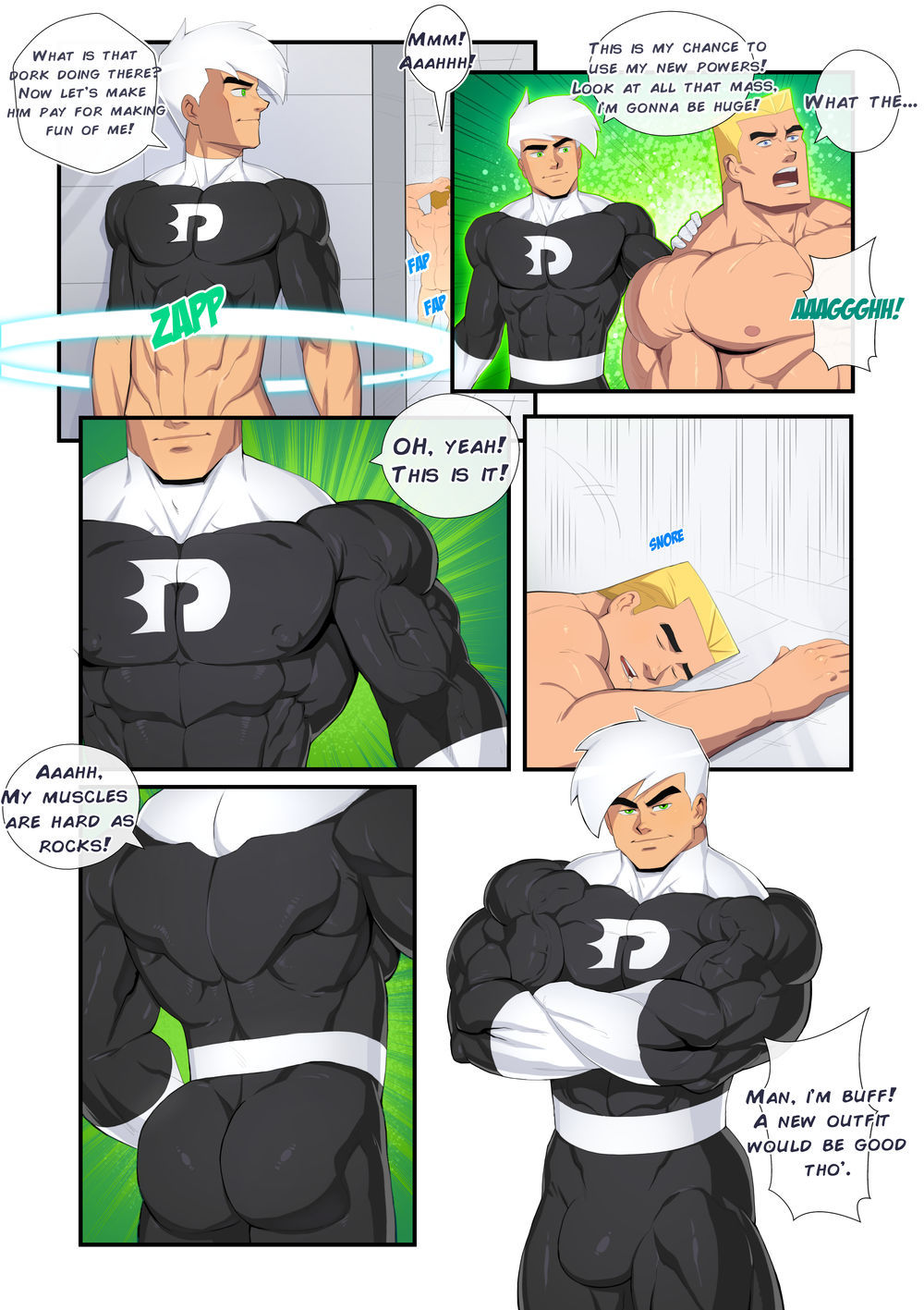 Danny Phantom X Dash Porn Comic - Page 002