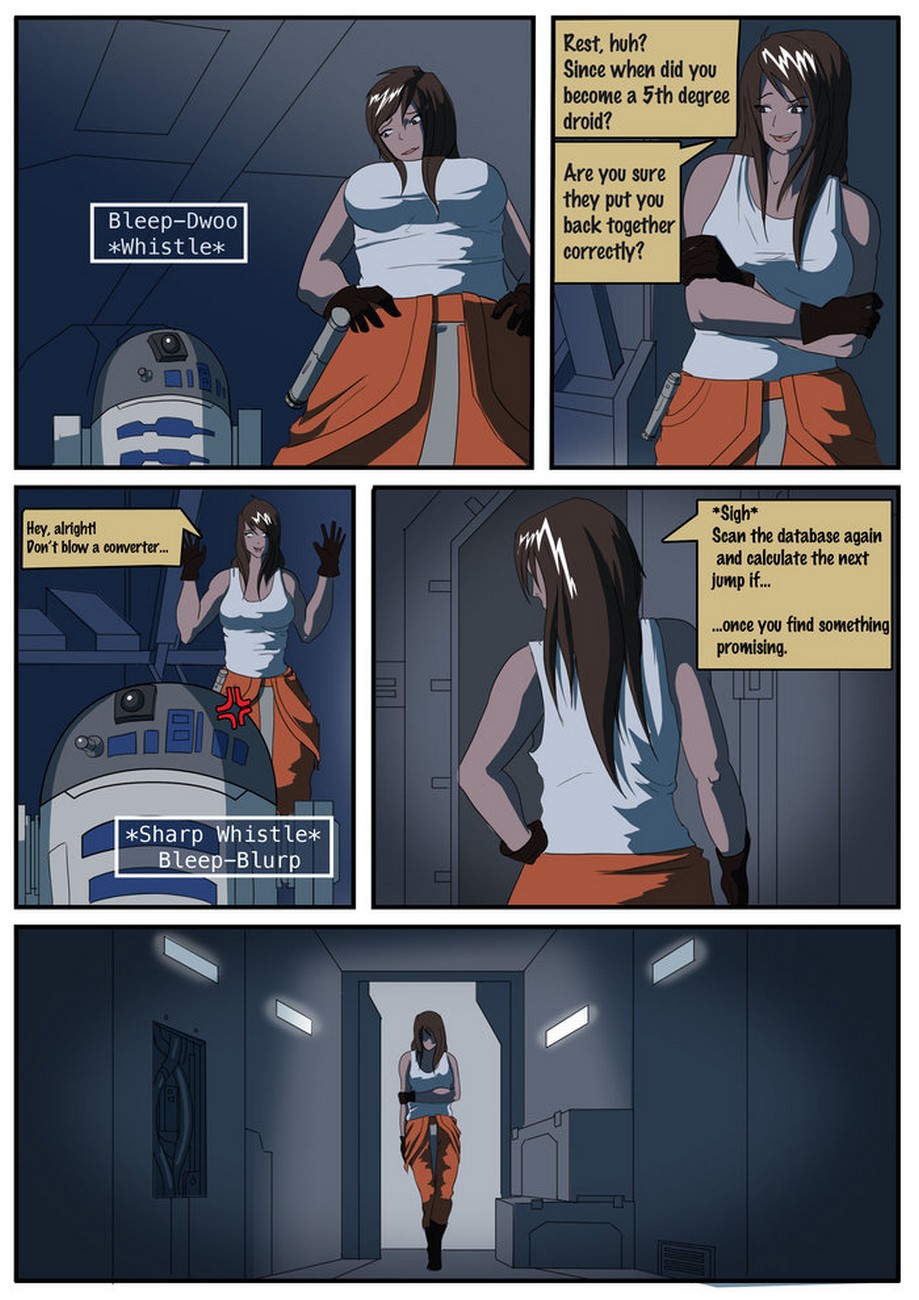 Jedi Cartoon Porn - Desolate Jedi Porn Comic - Page 003