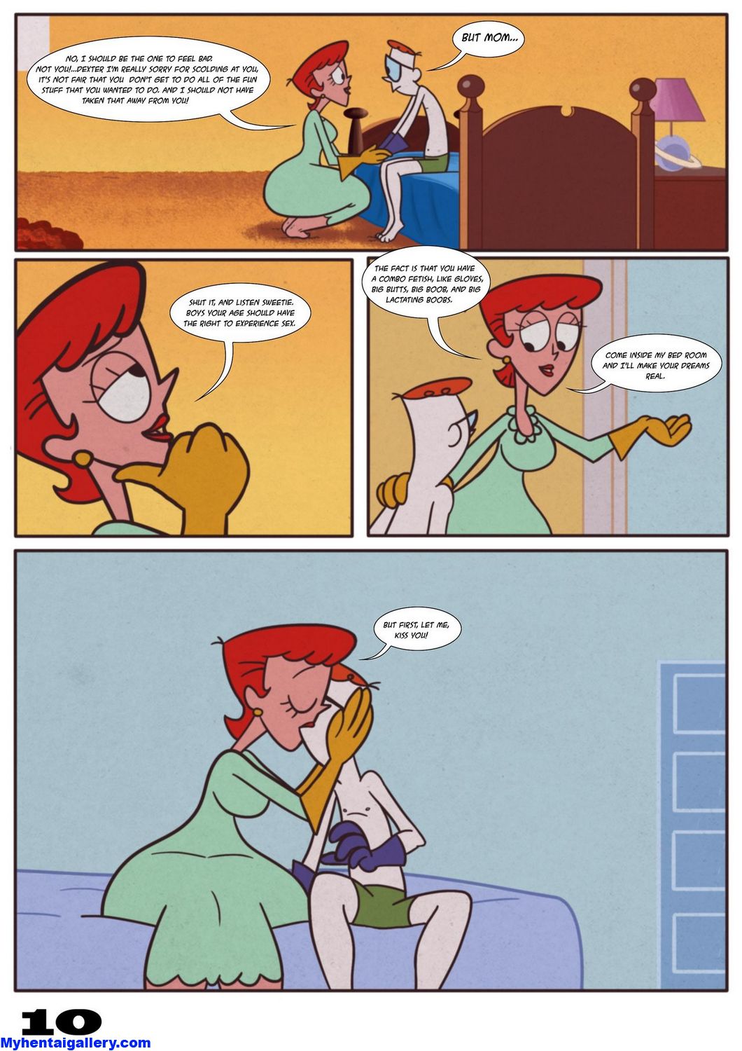 sex comic incest Dexter's Laboratory - The Milking Motherly Incest Porn Comic - Page 011