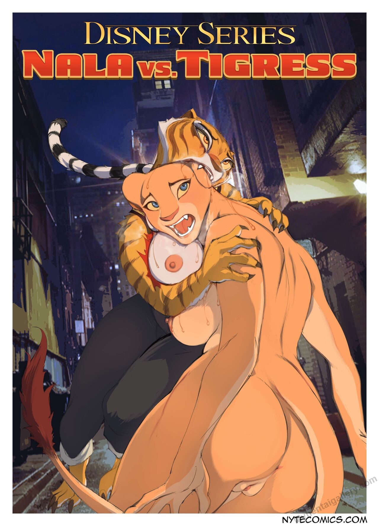 Disney Series - Nala Vs Tigress Porn Comic - Page 001