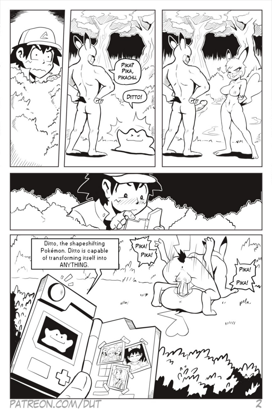 Ditto Porn Comic - Ditto Used Transform! Porn Comic - Page 002