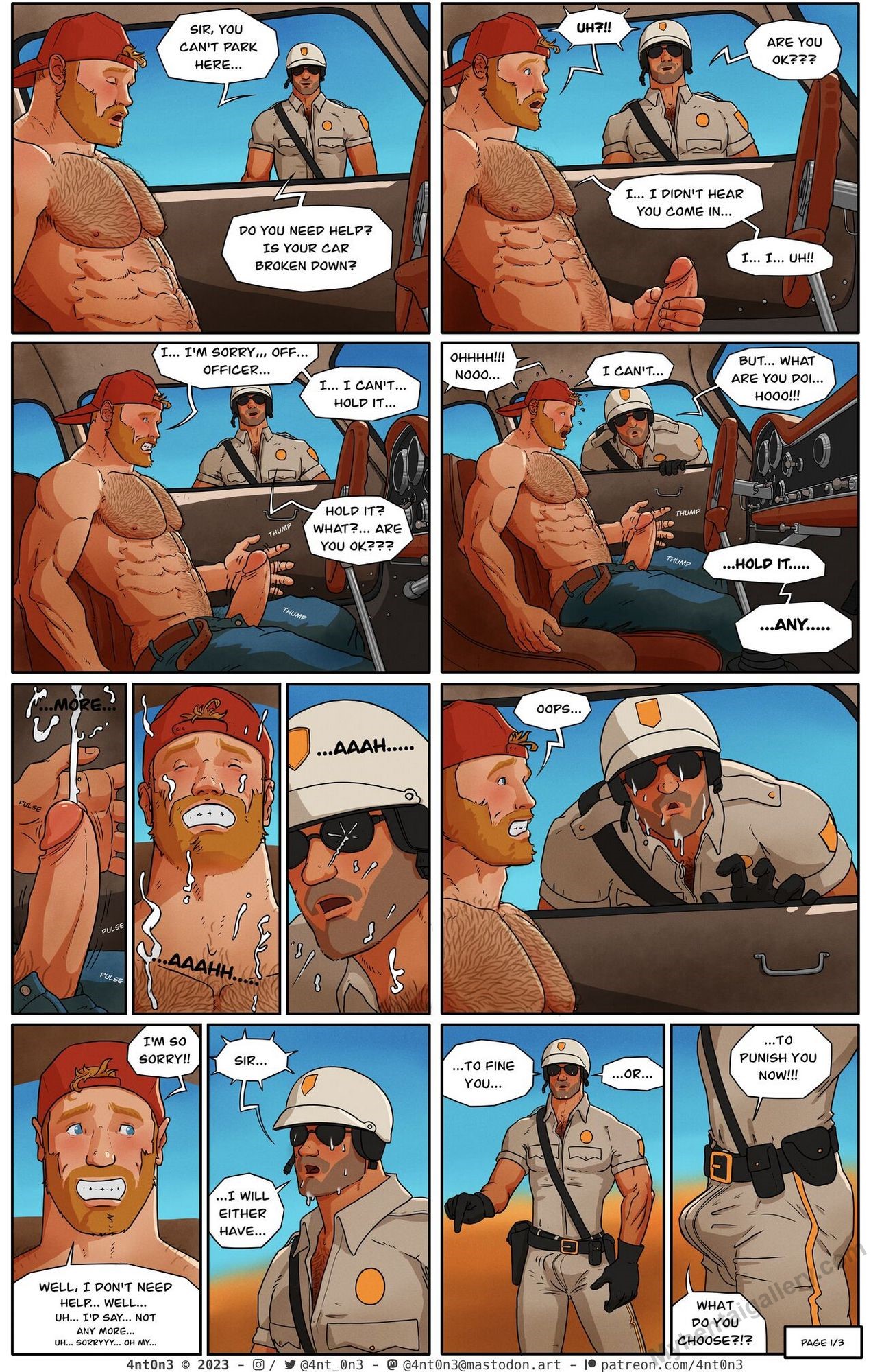 Mastodon Porn Comics - Do You Need Help Porn Comic - Page 002