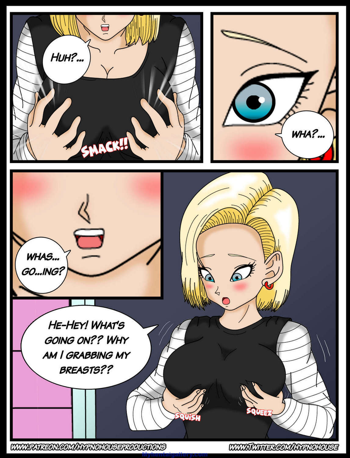 Android 18 And Bulma Hentai - Double Feature - Android 18 & Bulma is Yours! HD Hentai Porn Comic - 004