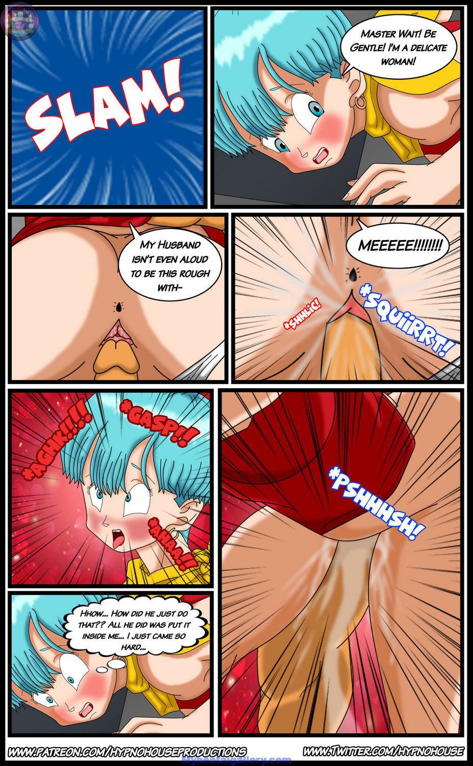 Android 18 And Bulma Hentai - Double Feature - Android 18 & Bulma is Yours! HD Hentai Porn Comic - 035