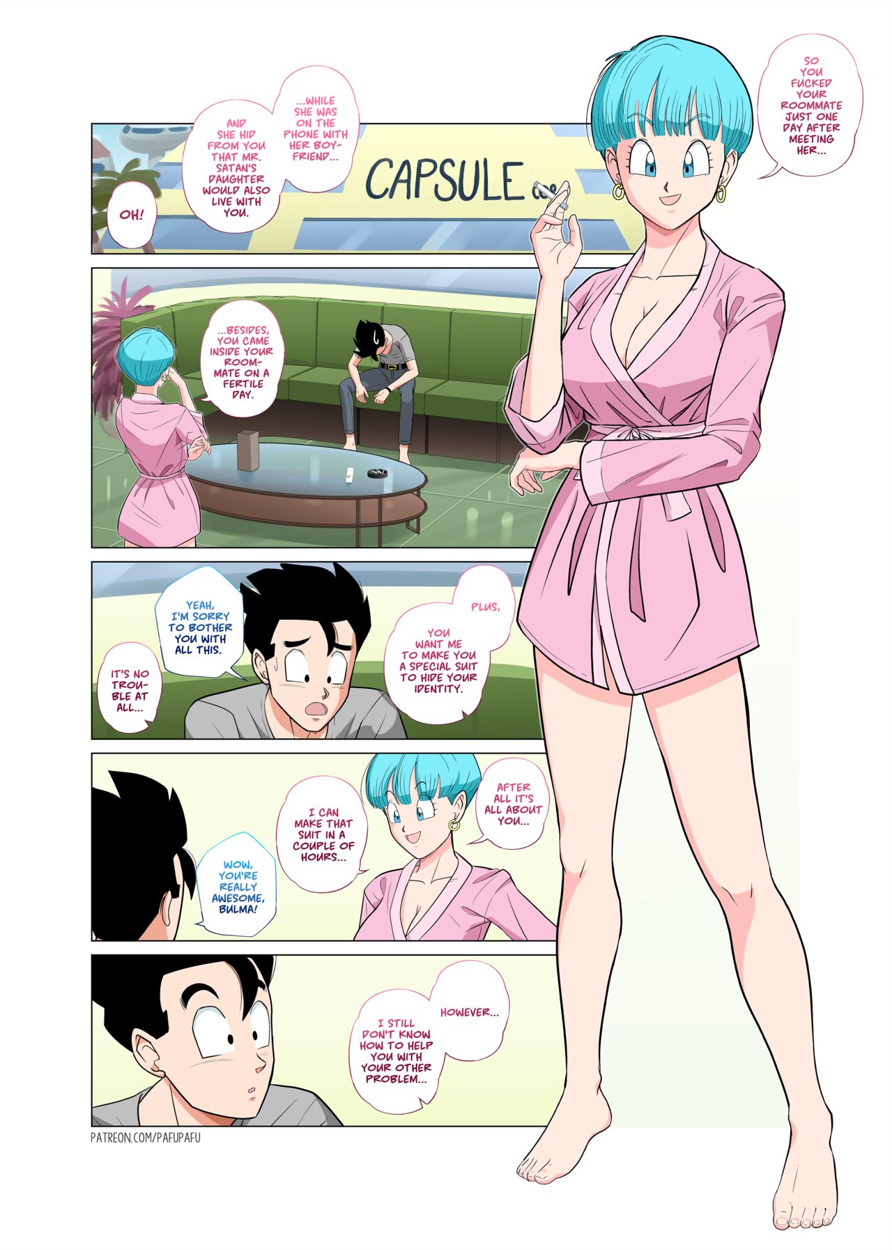 Dragon Ball 3 - Gohan vs Bulma! Porn Comic - Page 005