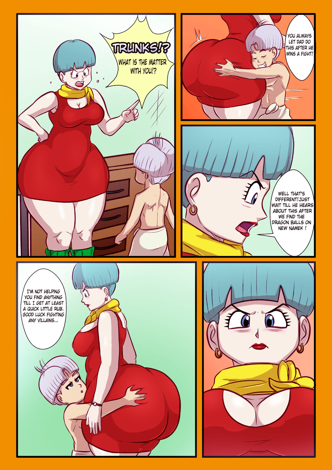 Dragon Ball Z XXX Porn Comic - Page 004