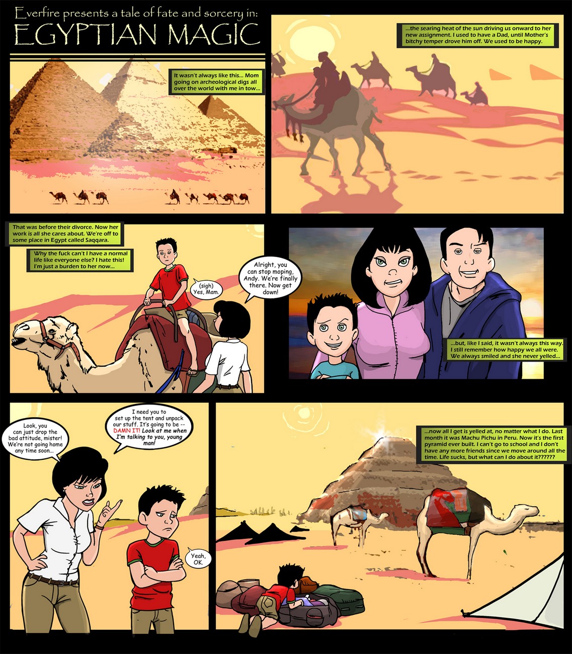 Egyptian Magic 1 Porn Comic Page 002 