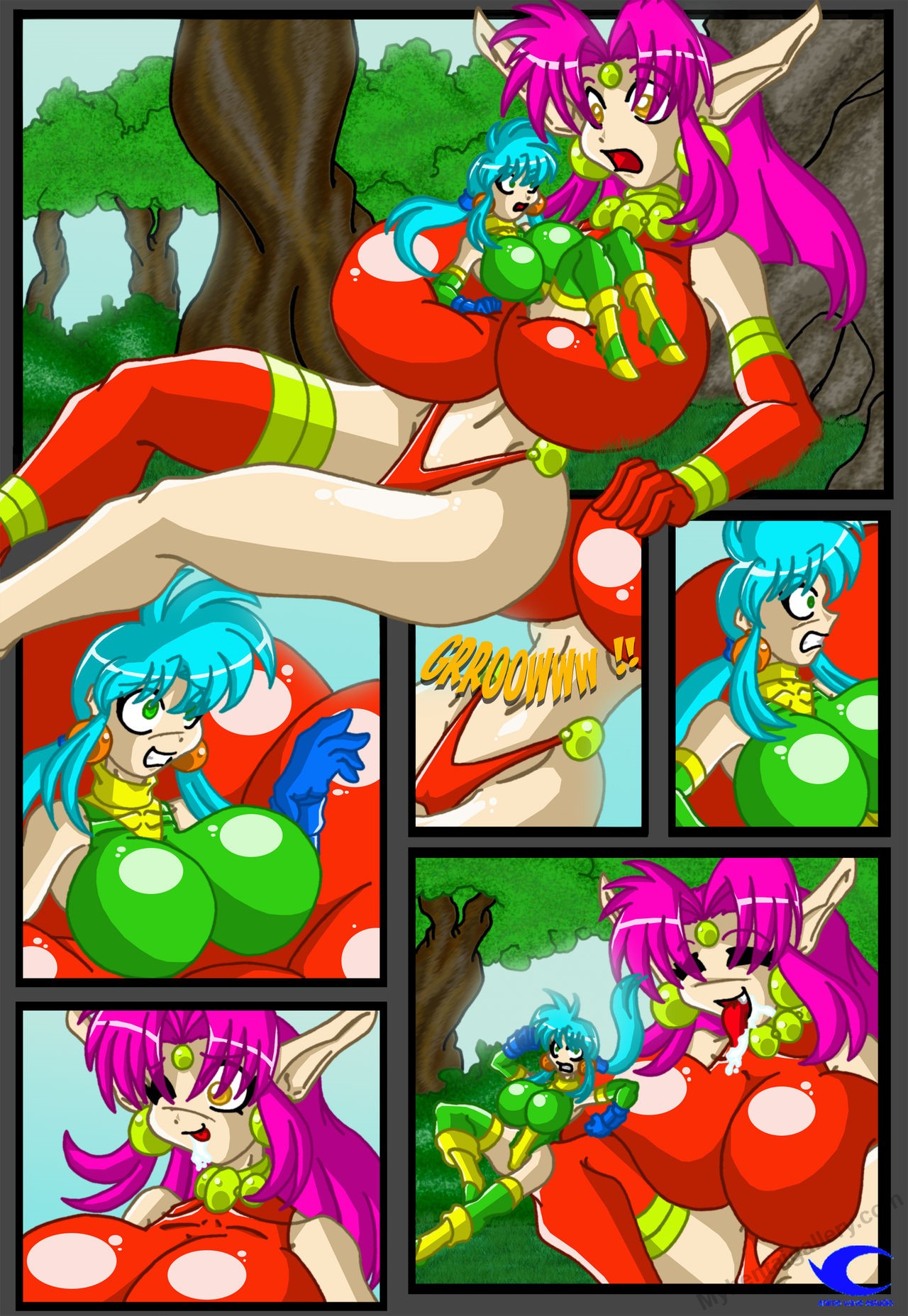 Elastic Elf Girl Hunt HD Hentai Porn Comic - 002