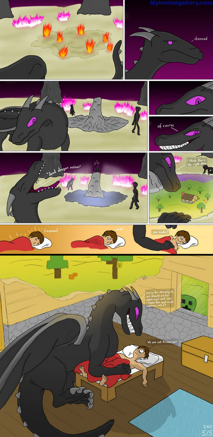 Ender Dragon Fight HD Hentai Porn Comic - 005