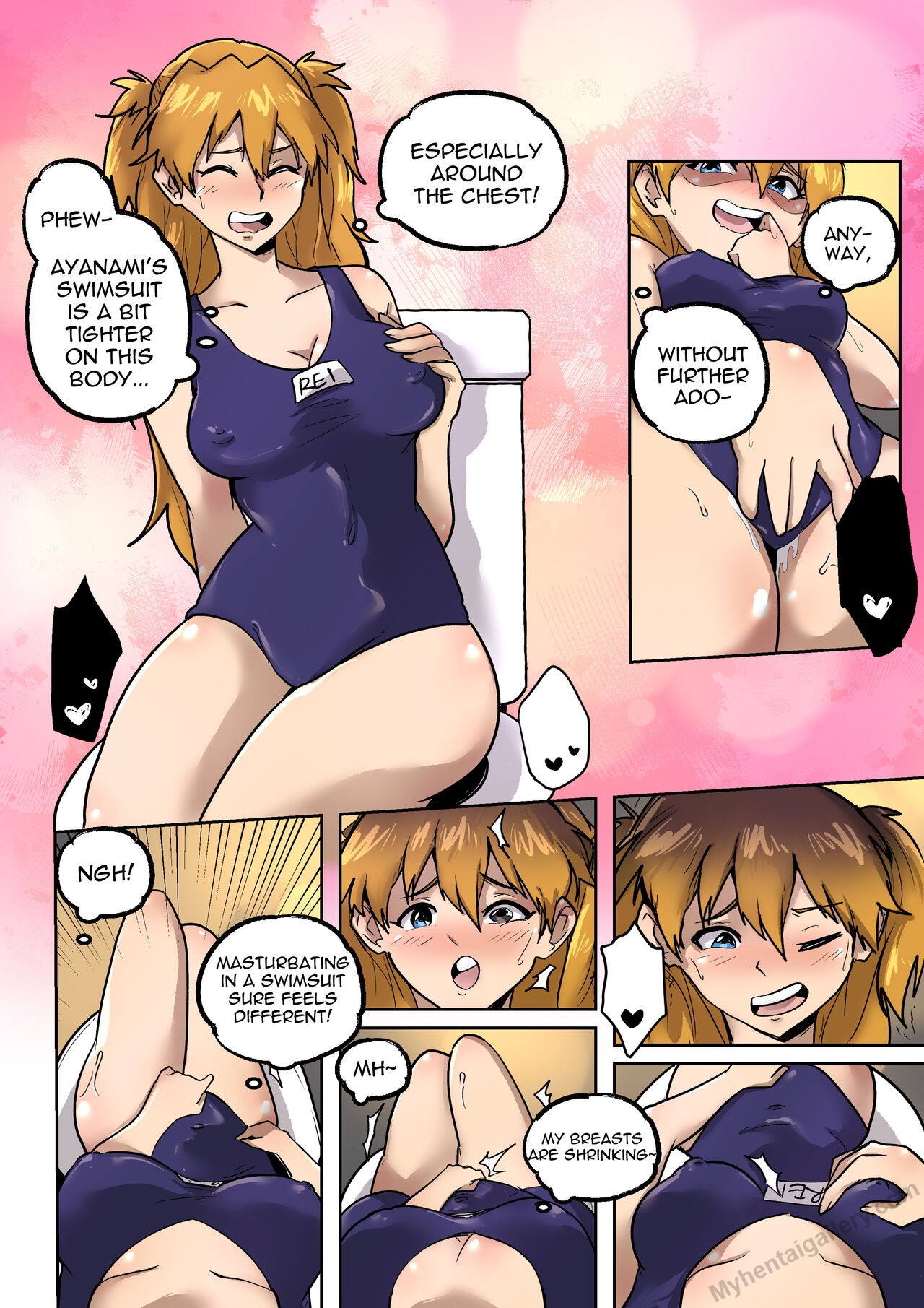 Evangelion Crossdressing Porn Comic - Page 021