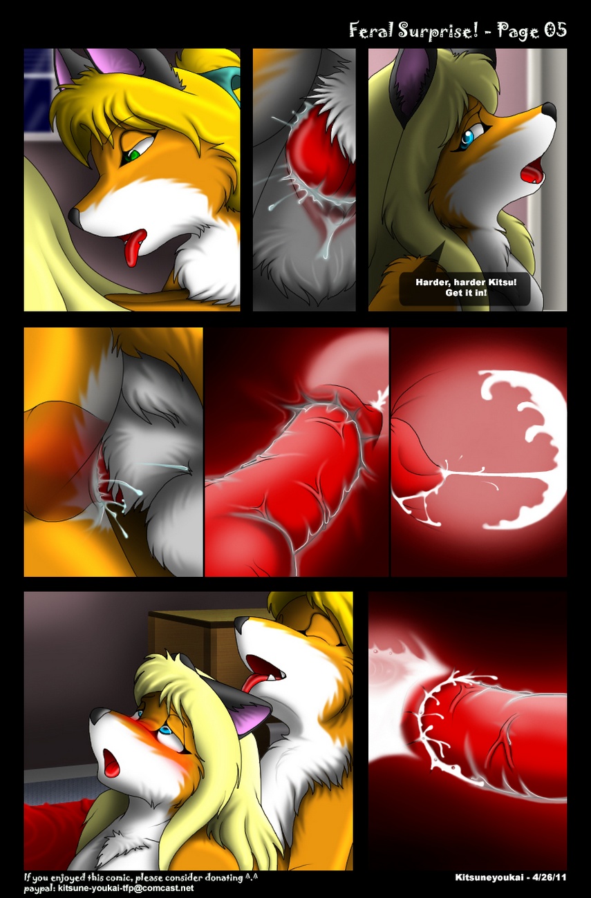 Feral Surprise Porn Comic - Page 006