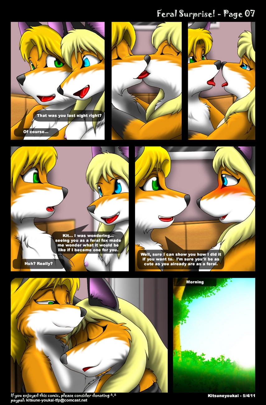 Feral Surprise Porn Comic - Page 008