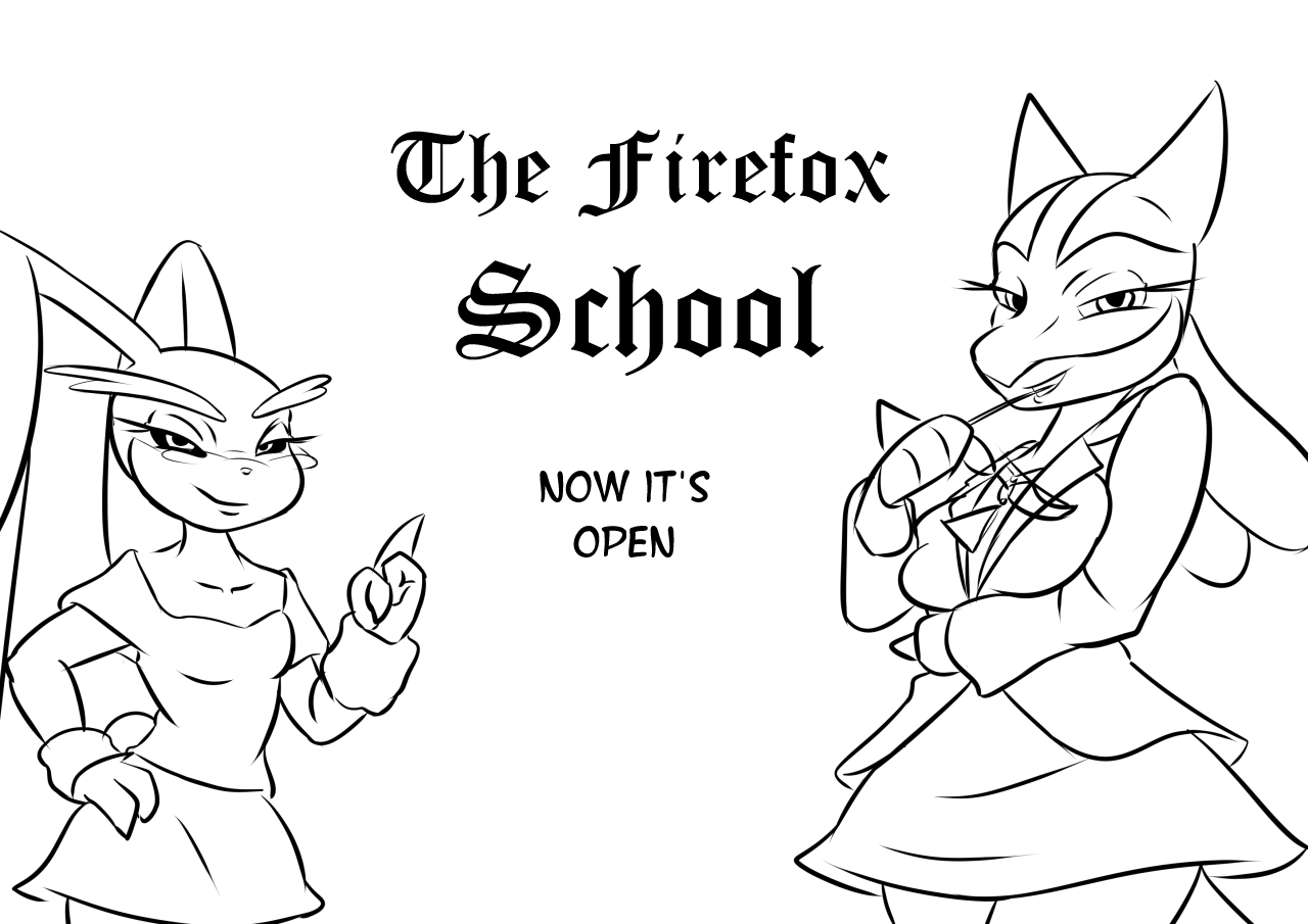 Firefox School Porn Comic - Page 001