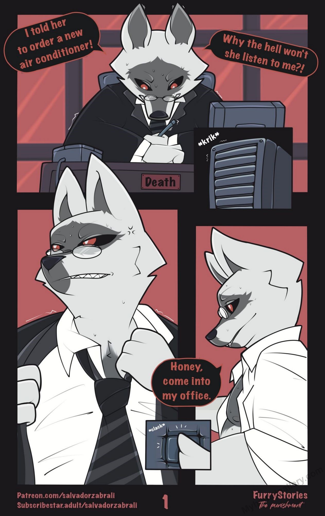 Furry Come Porn - Furry Stories - The Punishment Porn Comic - Page 002