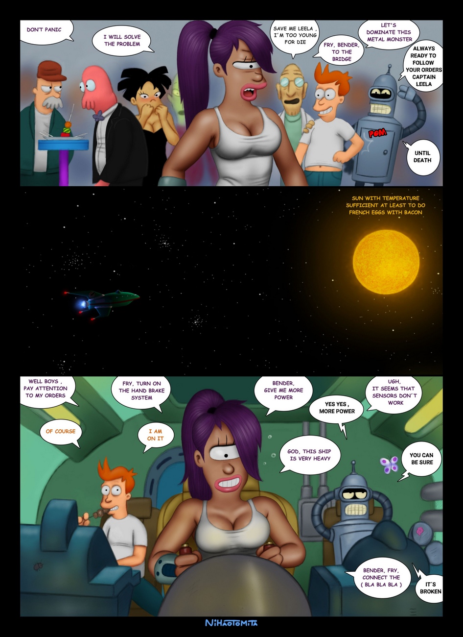 Futurama - An Indecent Proposition Porn Comic - Page 004