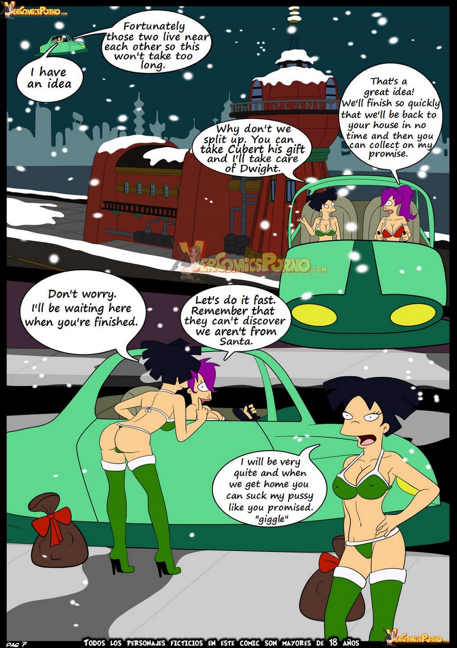 Futurama - Christmas Delivery HD Hentai Porn Comic - 008