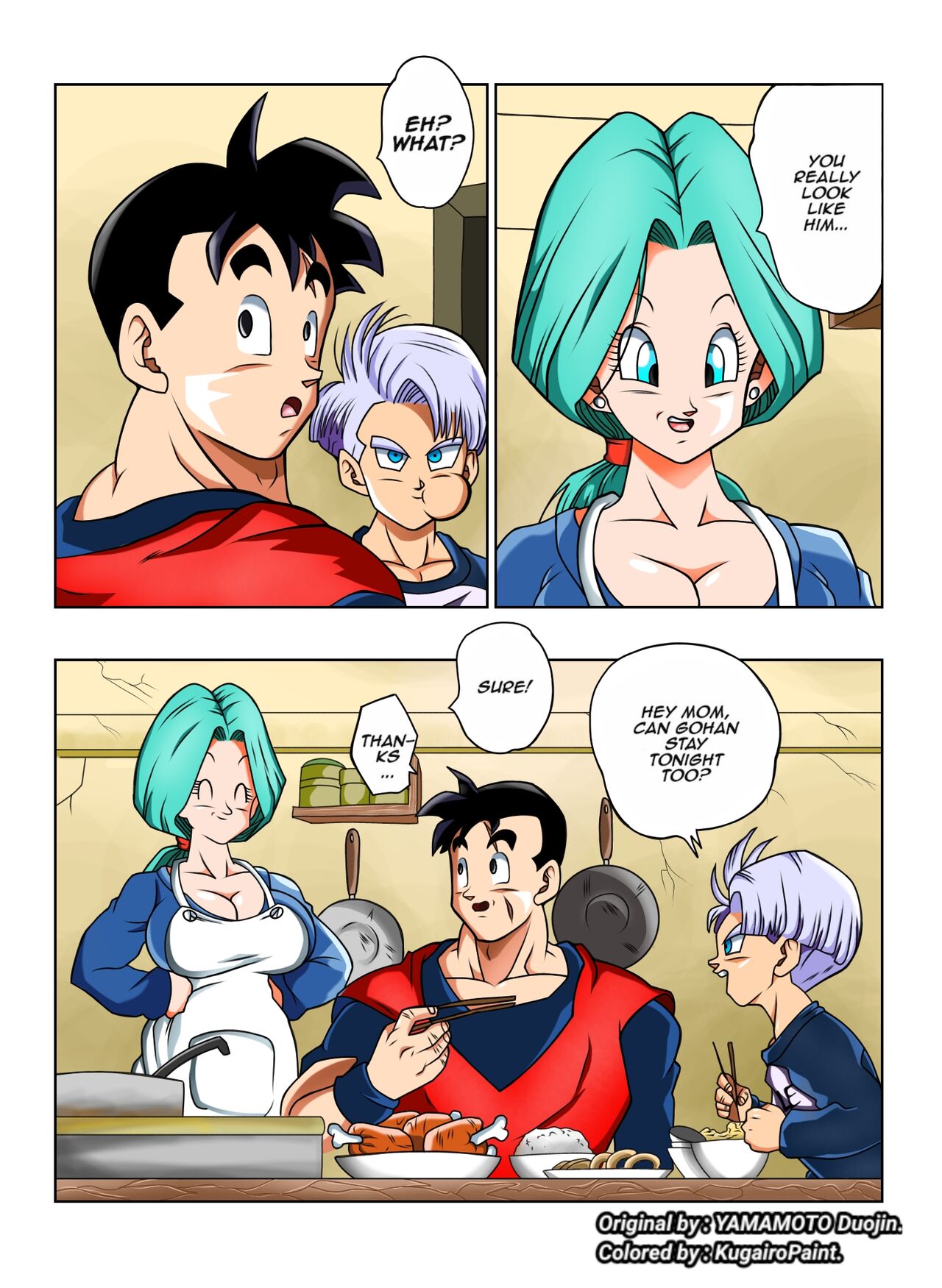 Future Gohan And Bulma Porn Comic - Page 001