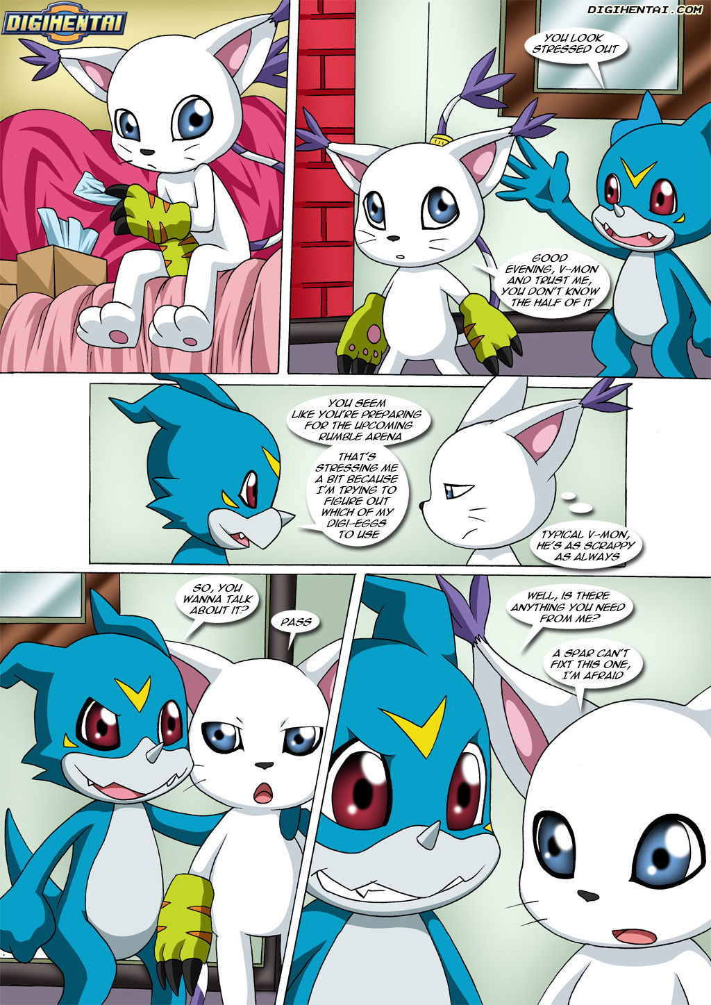 Gatomon In Heat 2 Porn Comic - Page 007_1