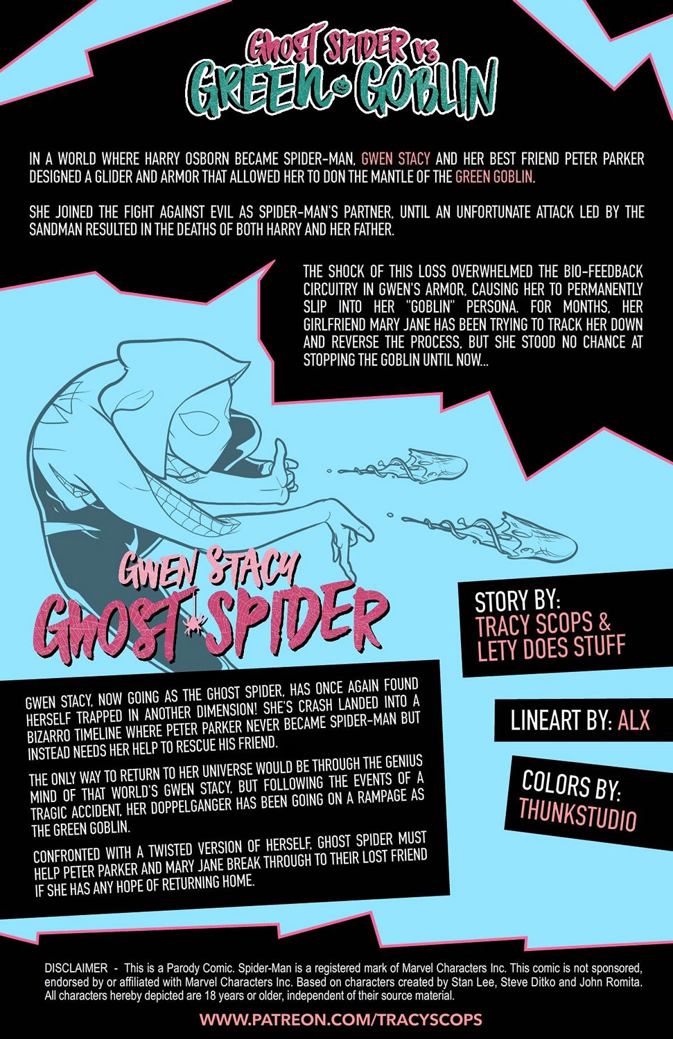 Ghost Spider VS Green Goblin Porn Comic - Page 002