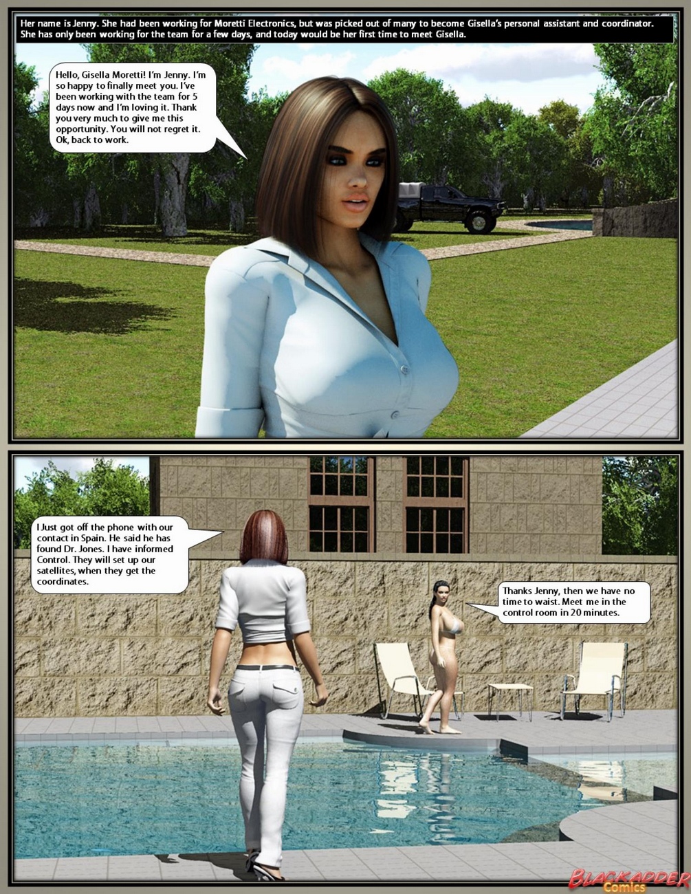 Gisella Moretti - The Hole Porn Comic - Page 004