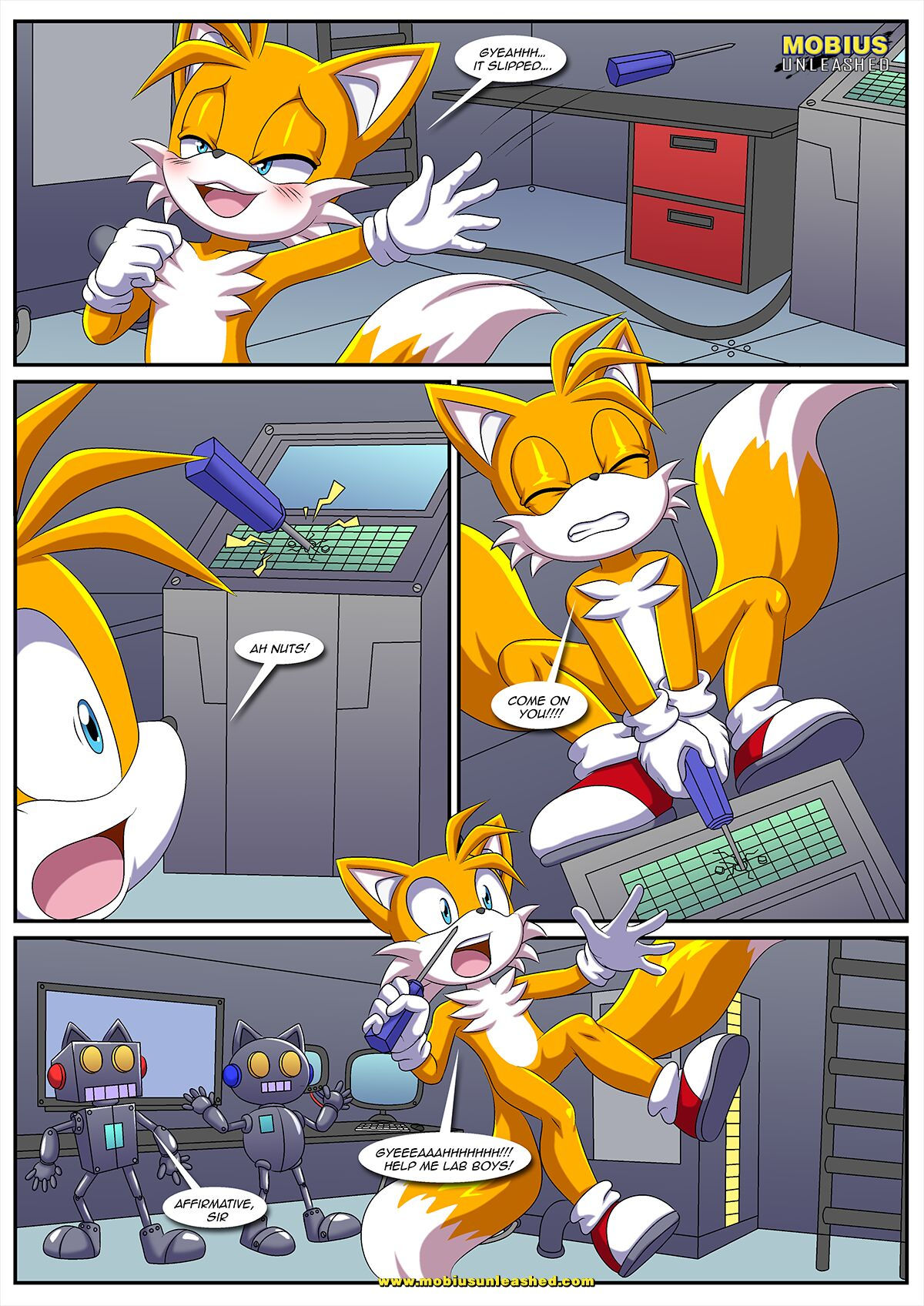 Fuck Yourself Porn - Go Fuck Yourself, Tails Porn Comic - Page 003