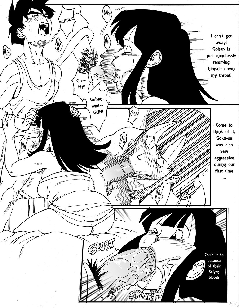 Gohan X Chichi Porn Comic - Page 016