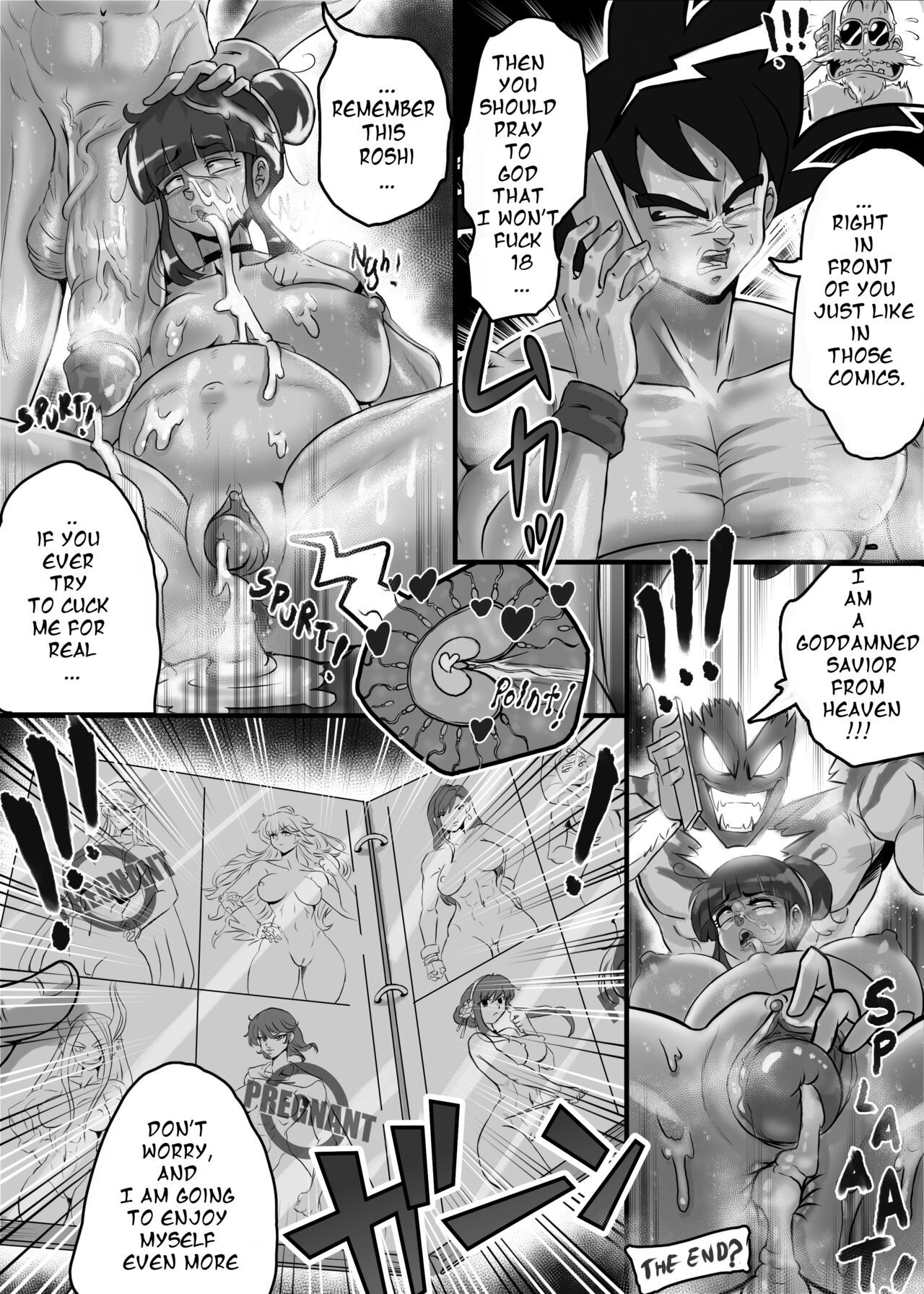 Goku Hentai - Goku x Chi Chi HD Hentai Porn Comic - 006