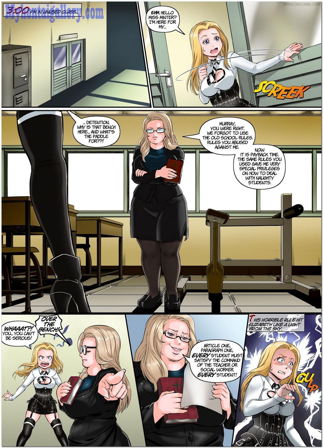 Good Bye Britain - School Of Corporal Punishment Porn Comic - Page 005