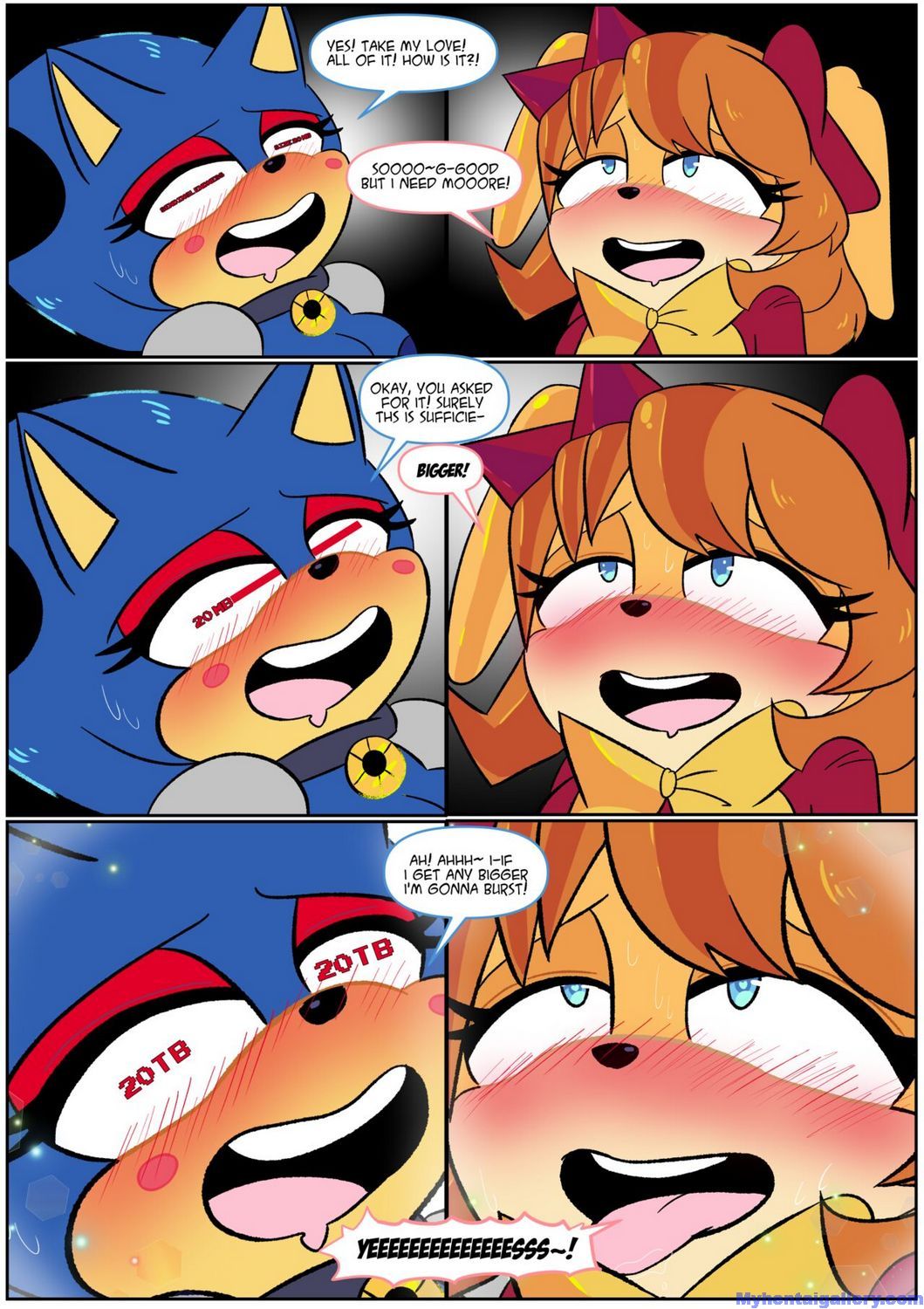 Gotta Girl Fast 4 - Metal Sonic Porn Comic - Page 011