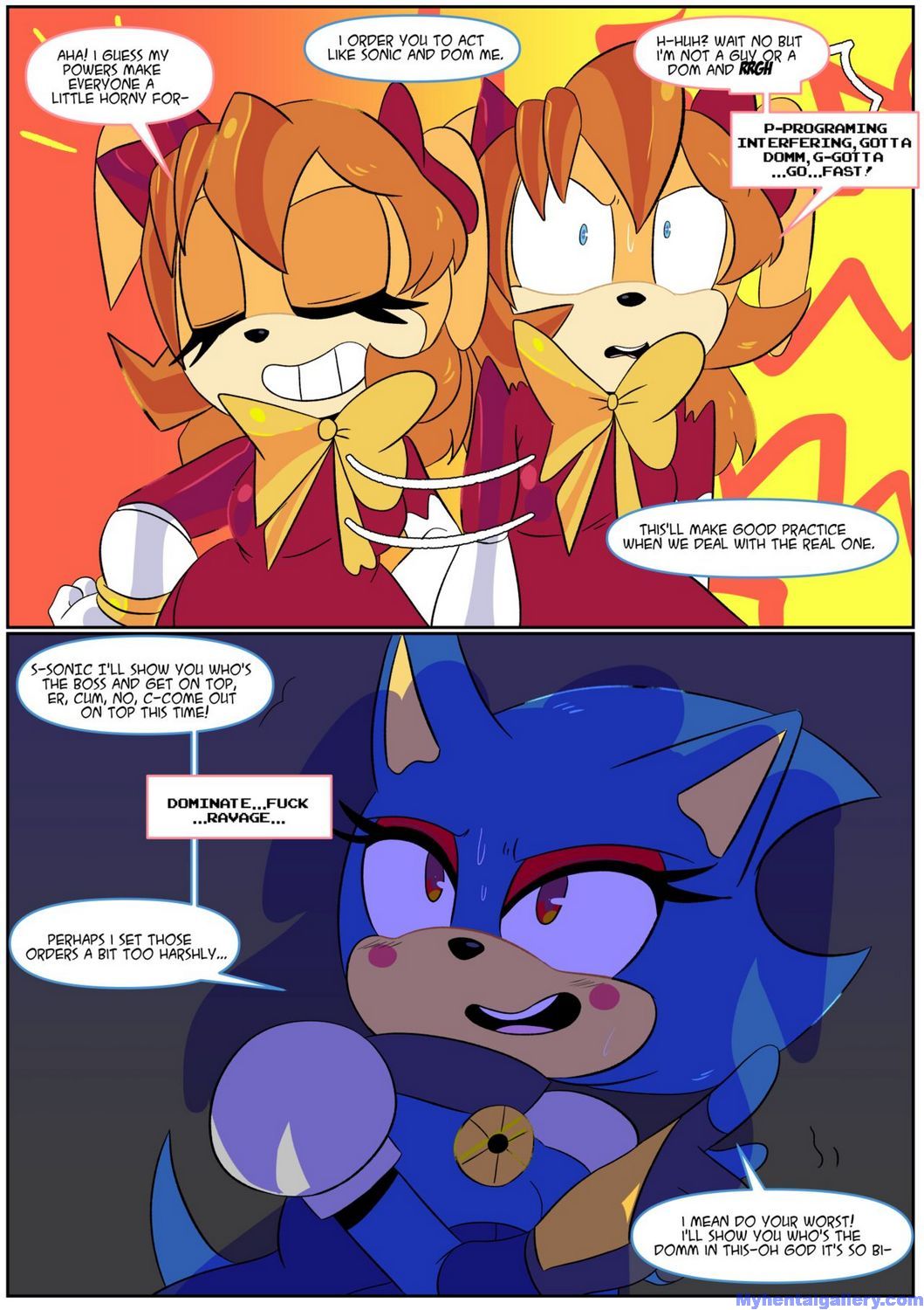 Gotta Girl Fast 4 - Metal Sonic Porn Comic - Page 013