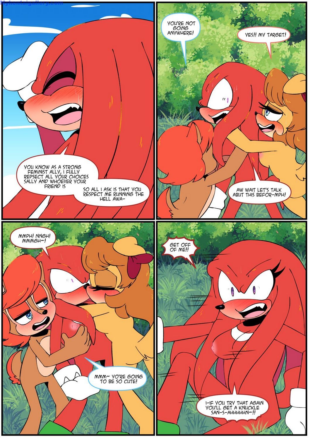 Gotta Girl Fast 5 Sally Knuckles Porn Comic Page 008 