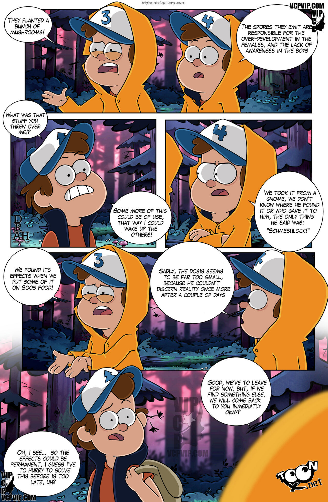 Gravity Falls Cartoon Reality Hentai - Gravity Falls - One Summer Of Pleasure 5 HD Hentai Porn Comic - 006