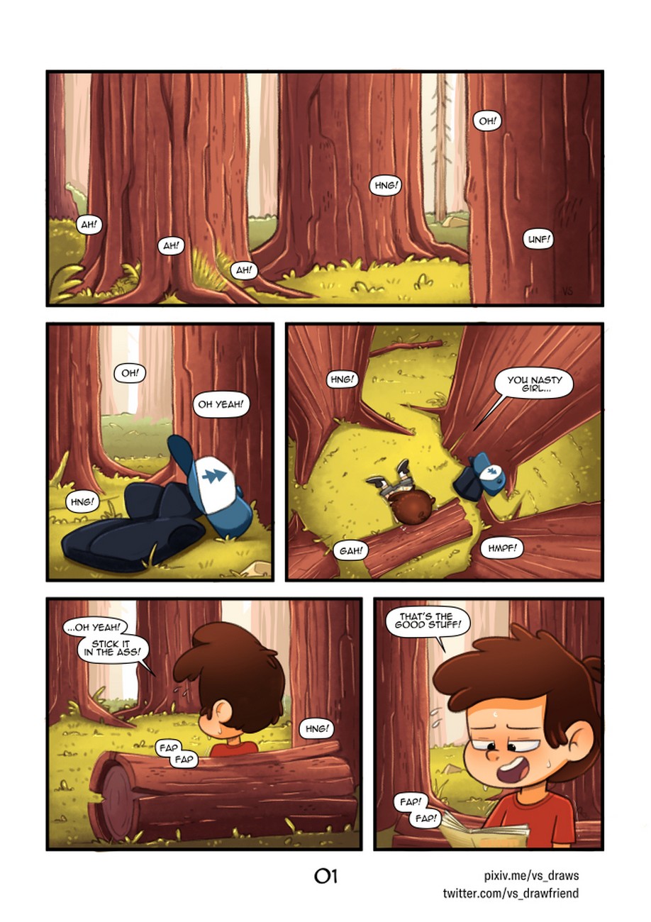 Gravity Falls - Secrets Of The Woods Porn Comic - Page 002