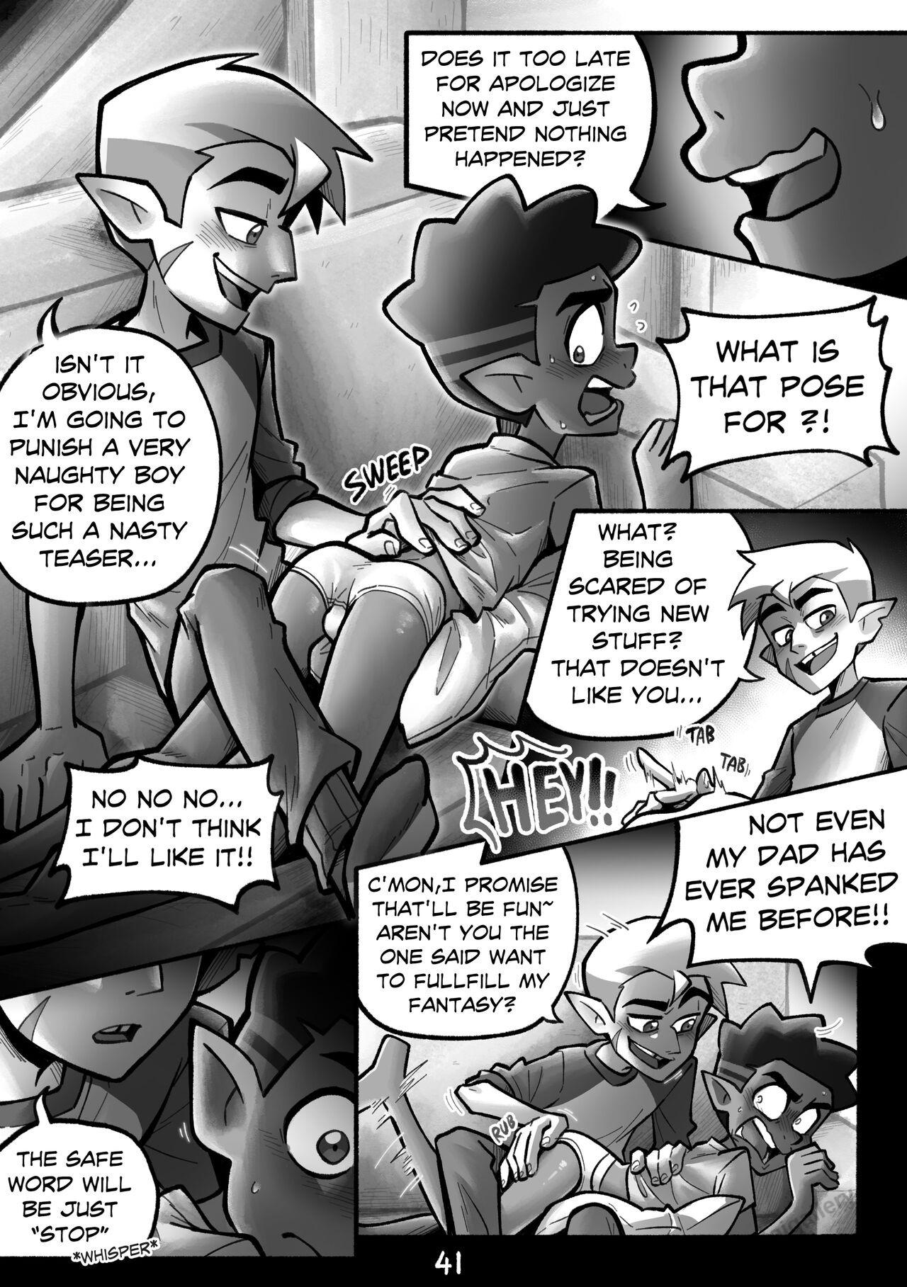 Guster <b>Sleepover</b> <b>Manga</b> Comic - Page 042.