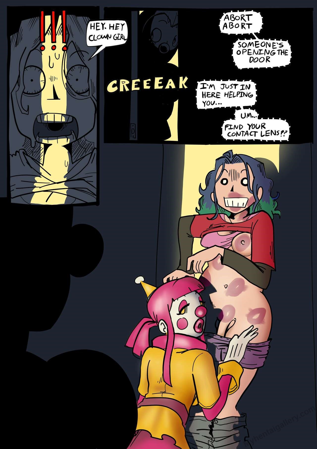 Halloween Party Clown Sex Porn Comic - Page 007