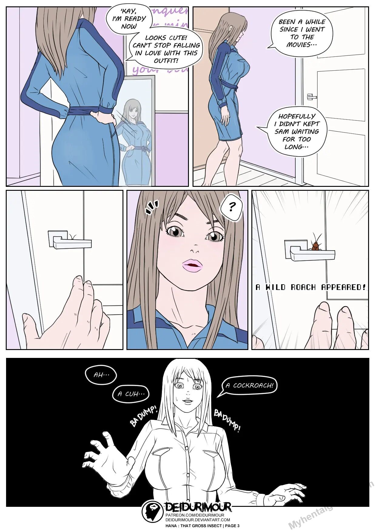 Hana - That Gross Insect Porn Comic - Page 005