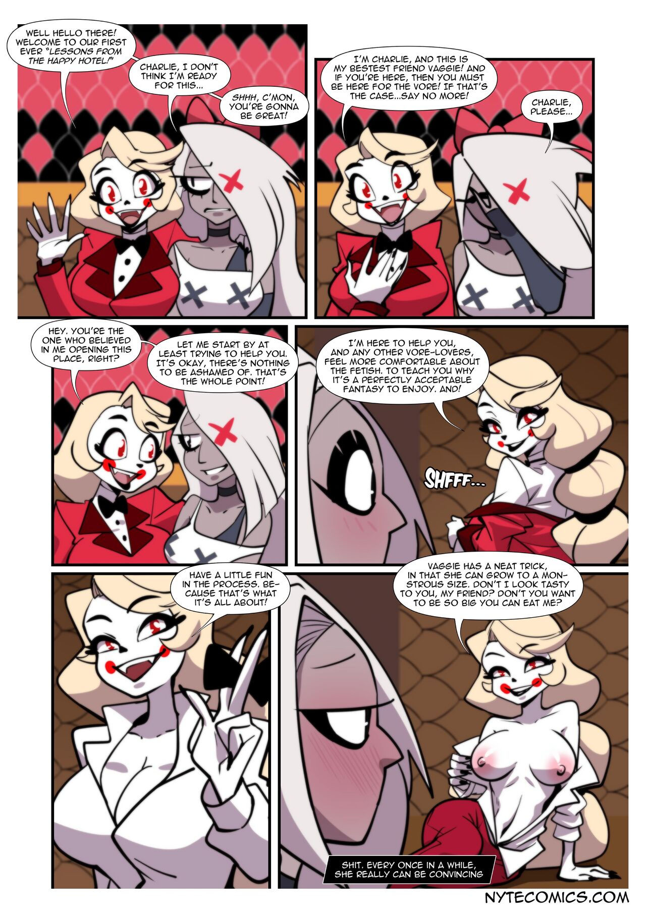 Hazbin Hotel - Guilt-Free Pleasures Porn Comic - Page 002