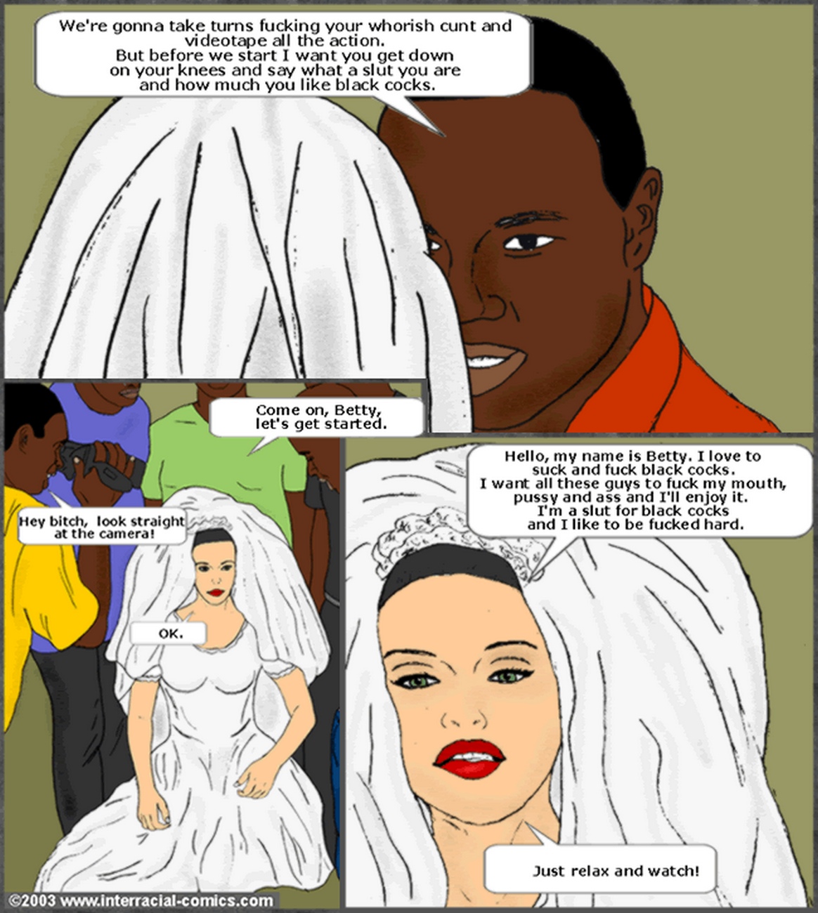 Her Wedding Day Porn Comic - Page 004