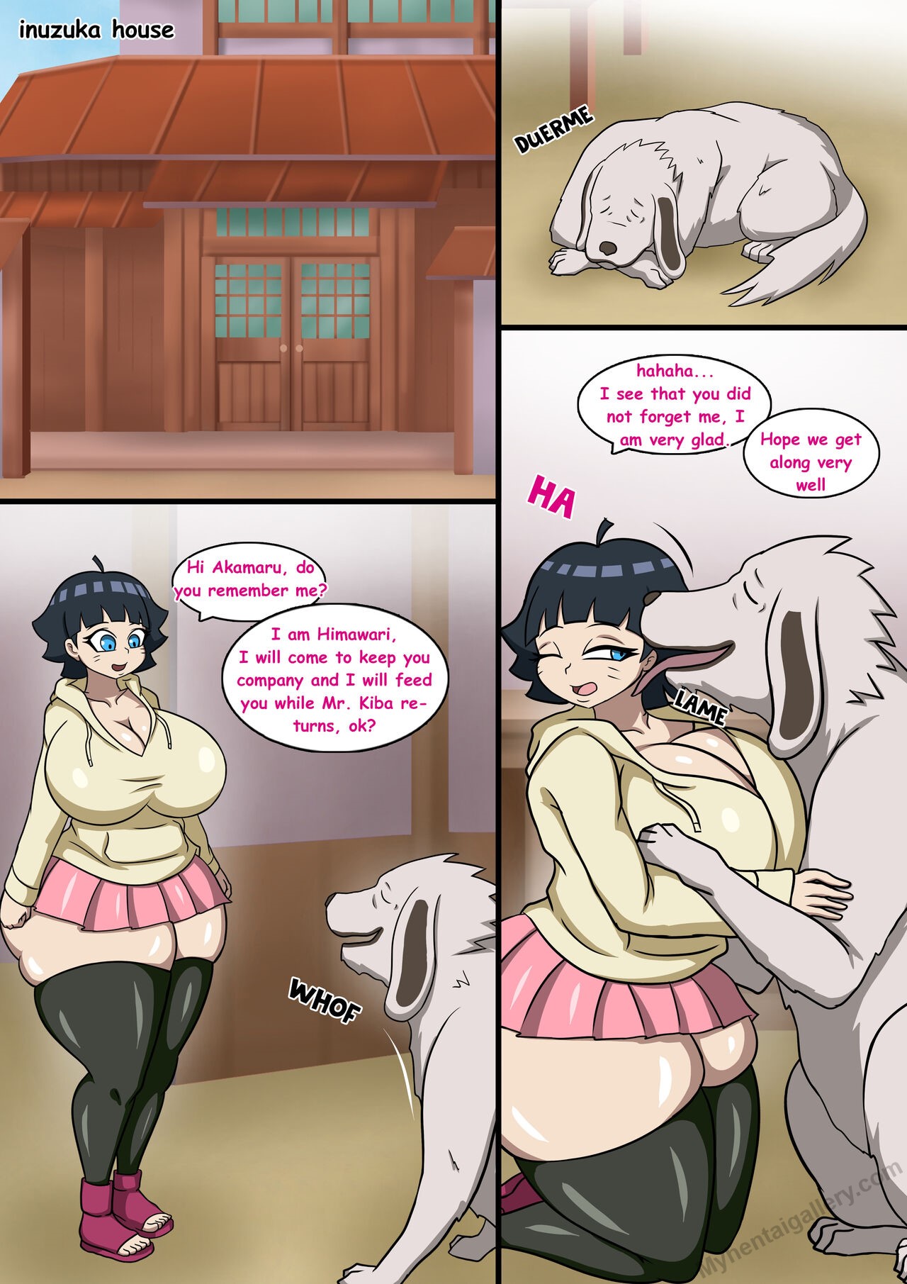 Himawari x Akamaru Porn Comic - Page 004_6