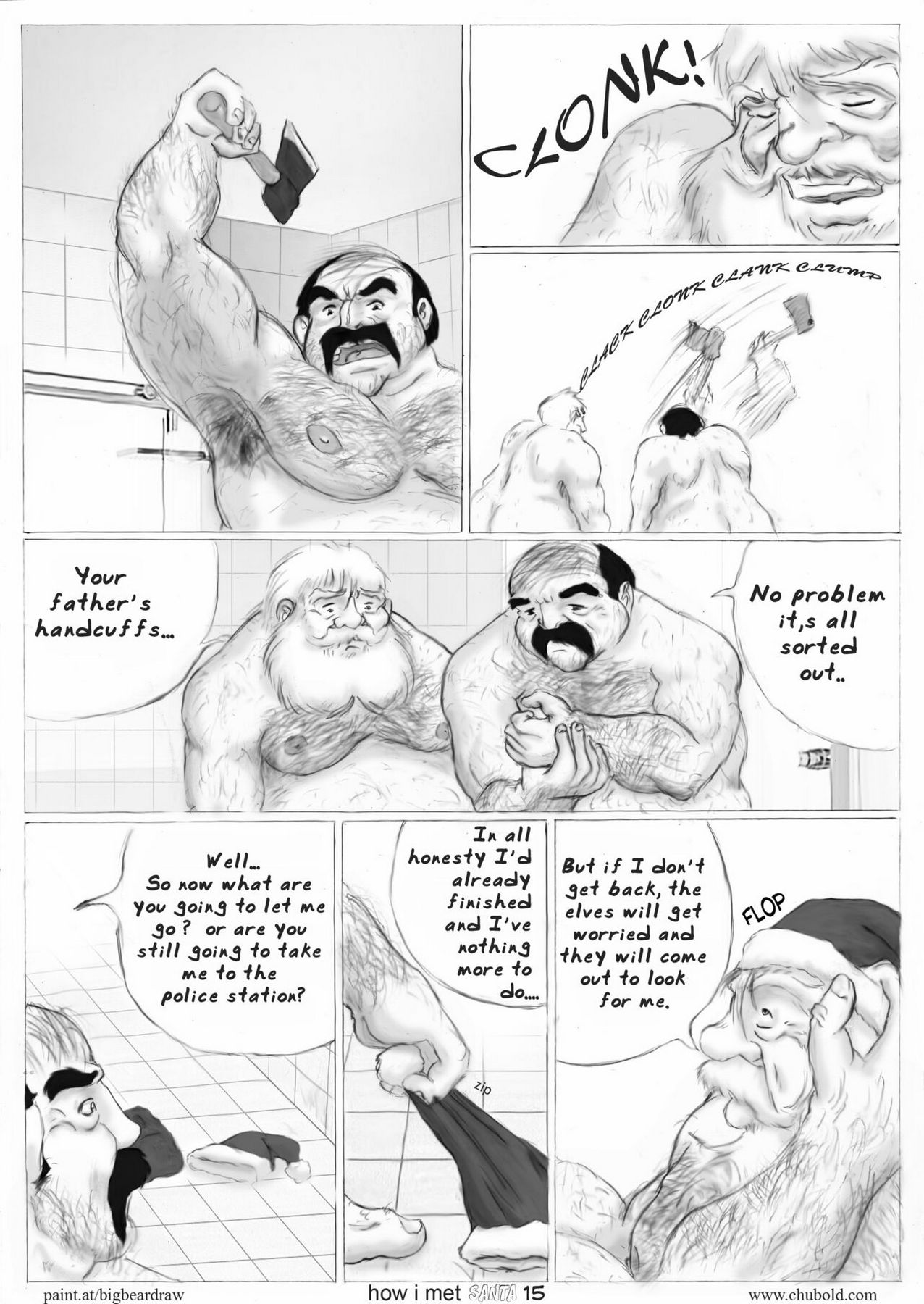 How I Met Santa HD Hentai Porn Comic - 016