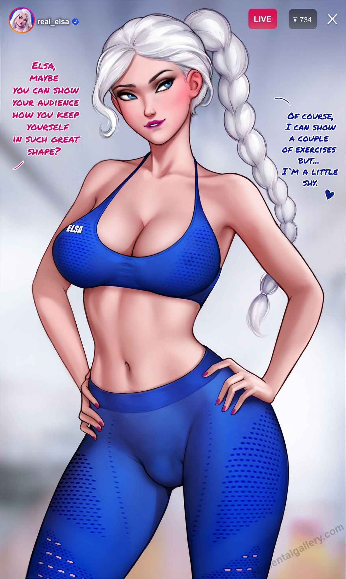 How To Train Your Ass With Elsa (Futa Version) Porn Comic - Page 003