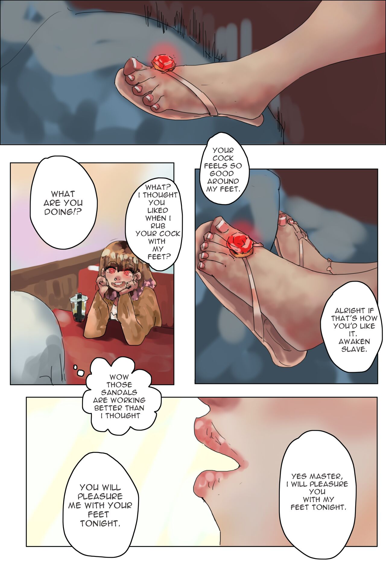 Sandals hentai Hypno Sandals HD Hentai Porn Comic - 005