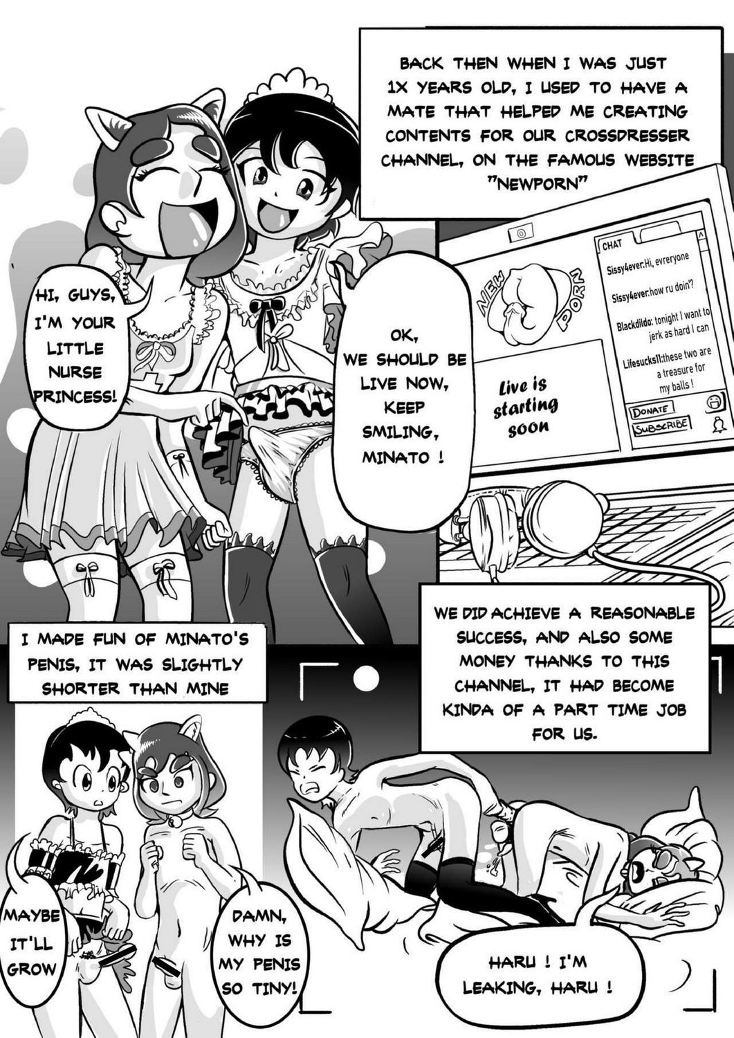 I Tried Female Hormones To Become A Crossdresser Idol 1 Porn Comic - Page  002