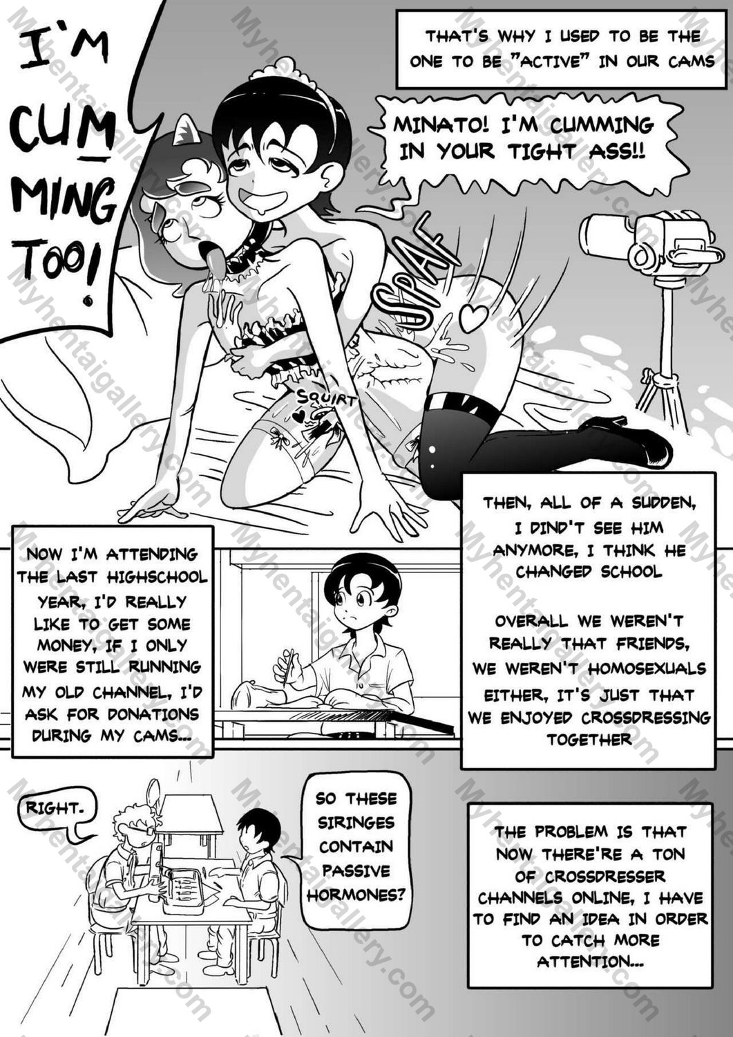 I Tried Female Hormones To Become A Crossdresser Idol 1 Porn Comic - Page  003