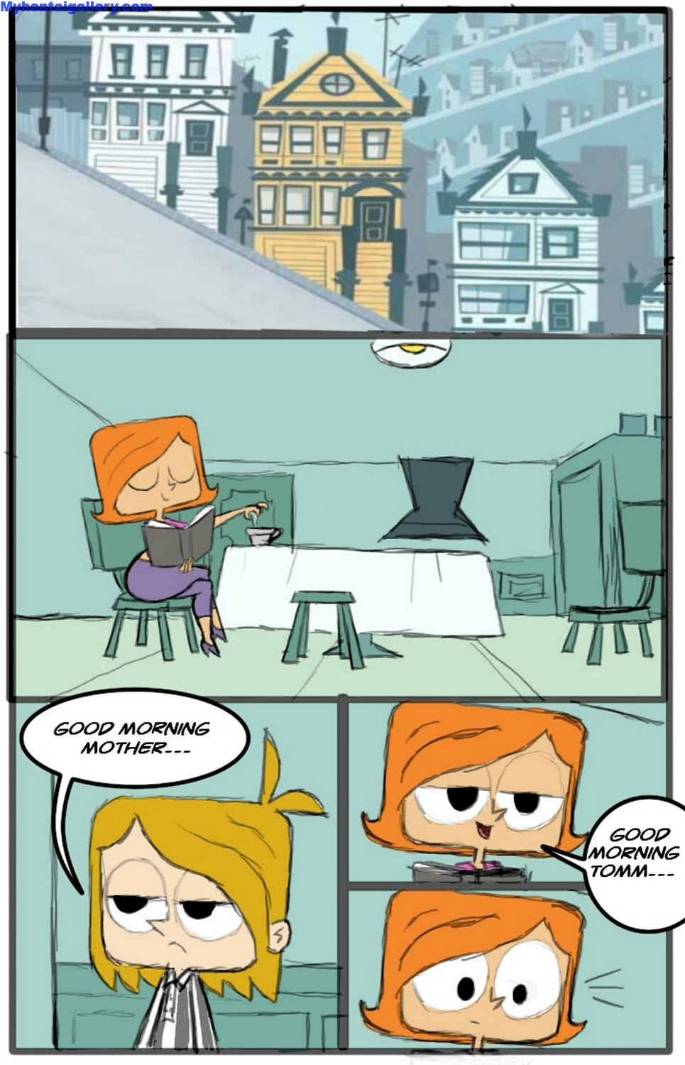 Incest Story 2 - Robotboy Porn Comic - Page 0002