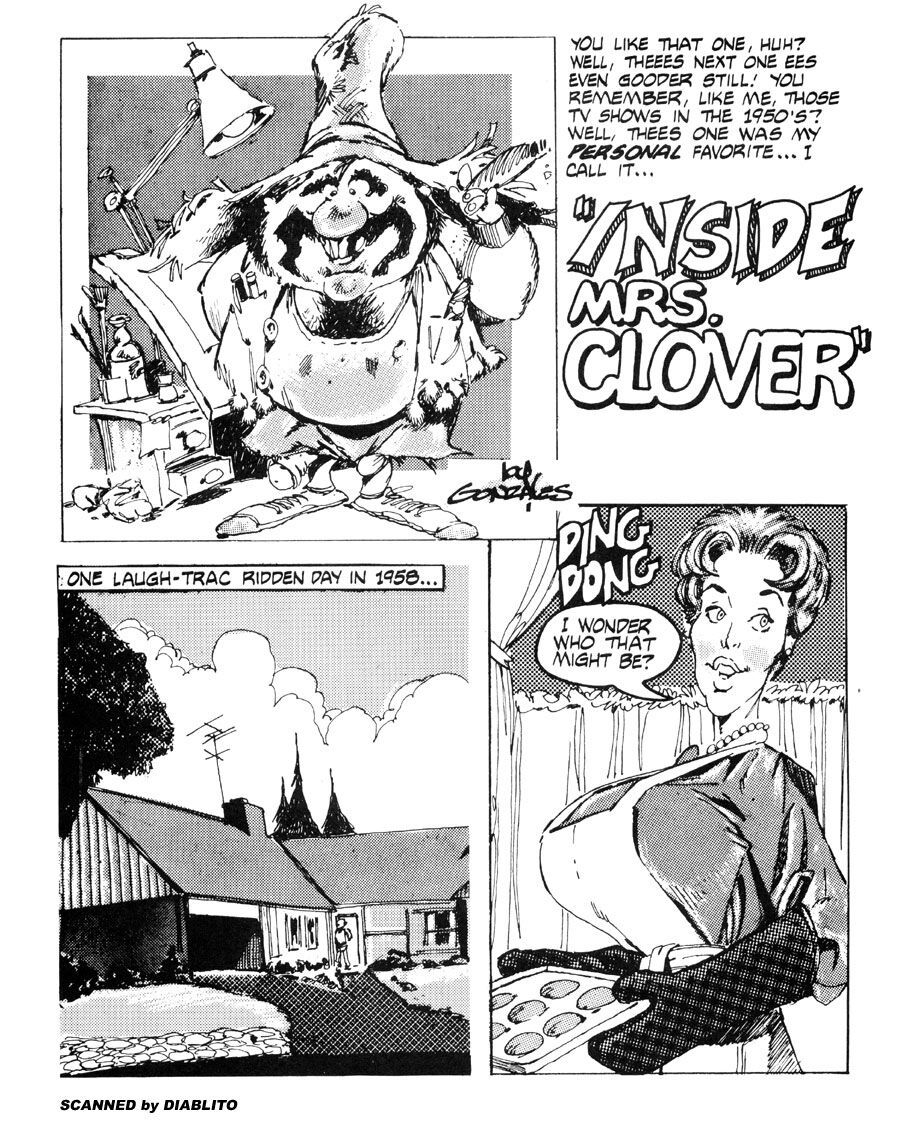 Black Cartoon Xxx Tv - Inside Mrs Clover Porn Comic - Page 001