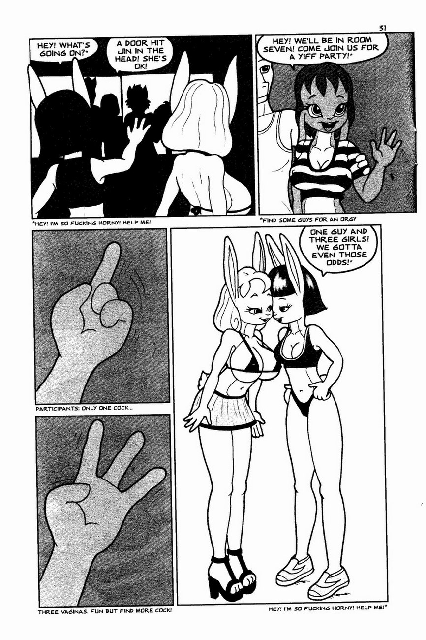 Jinnybun And The Sex Curse Porn Comic - Page 032