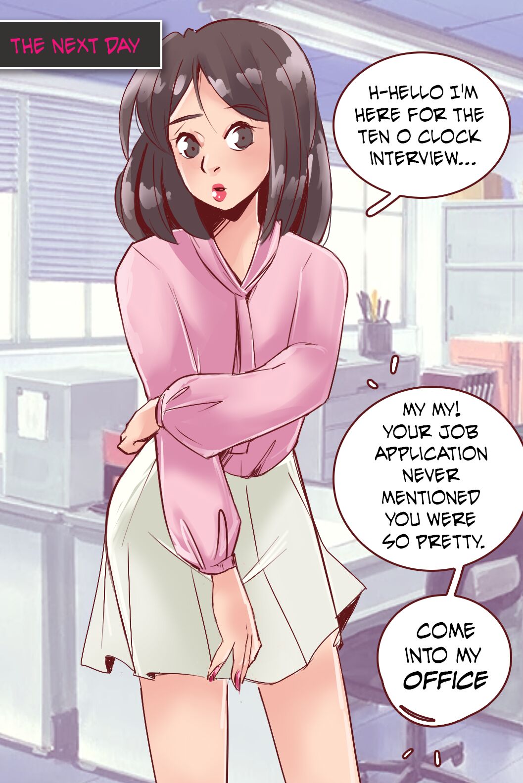 Job Interview Porn Comic - Page 003