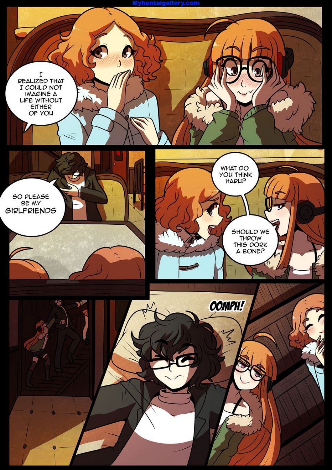 Joker x Futaba x Haru Porn Comic - Page 003